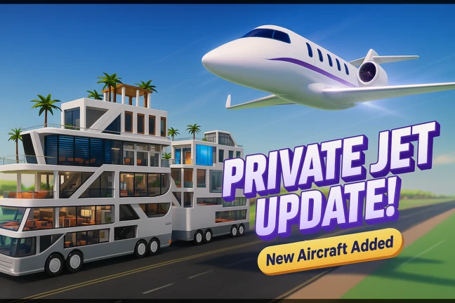 ✈️!UPDATE! Mega Luxury Bus Tycoon🚍 !UPDATE!✈️