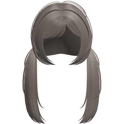 ୨୧ Kawaii Long Ashbrown Pigtails