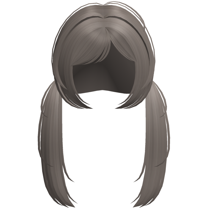 ୨୧ Kawaii Long Ashbrown Pigtails
