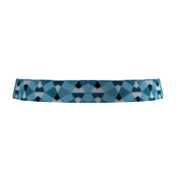 Birthday Time Fedora Blue Shapes Band [ADDON]