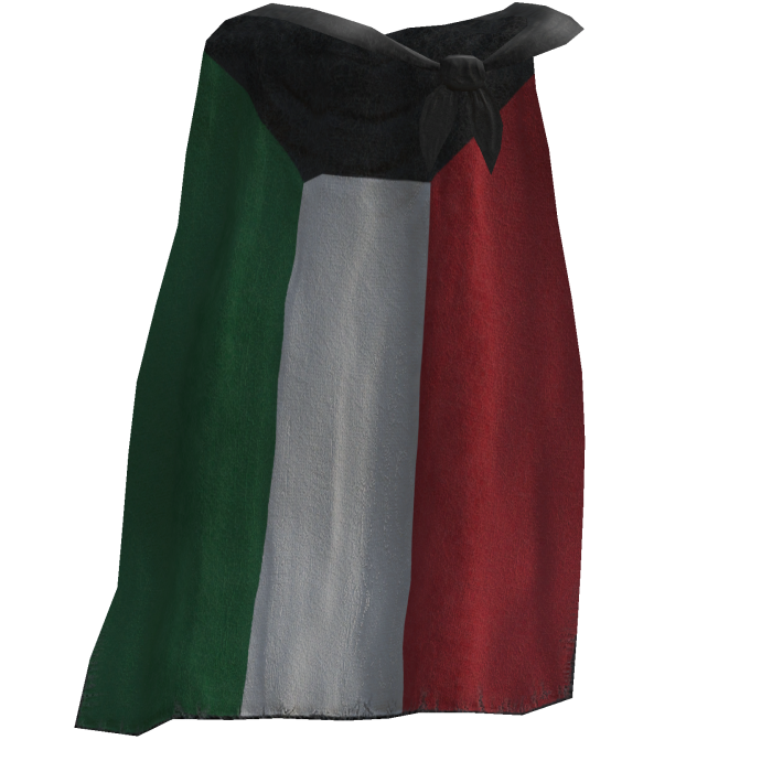 Kuwait Flag Cape