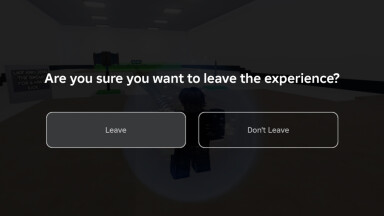 Don't Leave the Game