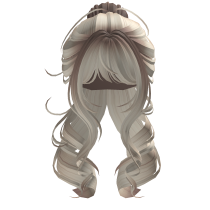Y2K Baddie Blonde Split Wavy Hair Roblox item