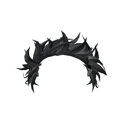 Feather Boa Headband (Black)
