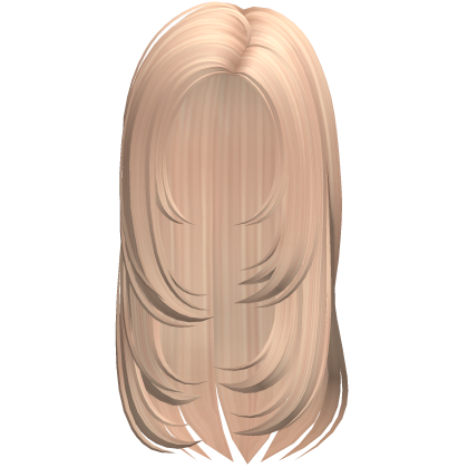 Wispy Layered Long Hair (Blonde) Roblox item