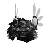 [⏳ BLACK] Hair + Sparkle Crown + Clockwork + Valk