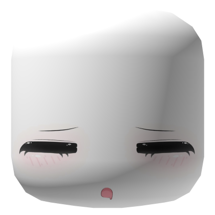♡ : Comfy Tired Drooling Anime Face Roblox item