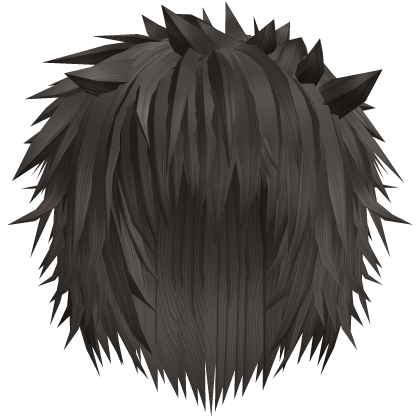 Brown Messy Anime Spiky Emo Hair  Roblox item