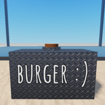 the burger button