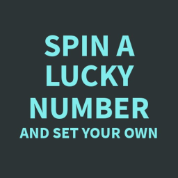 Spin a lucky number and set your own icon