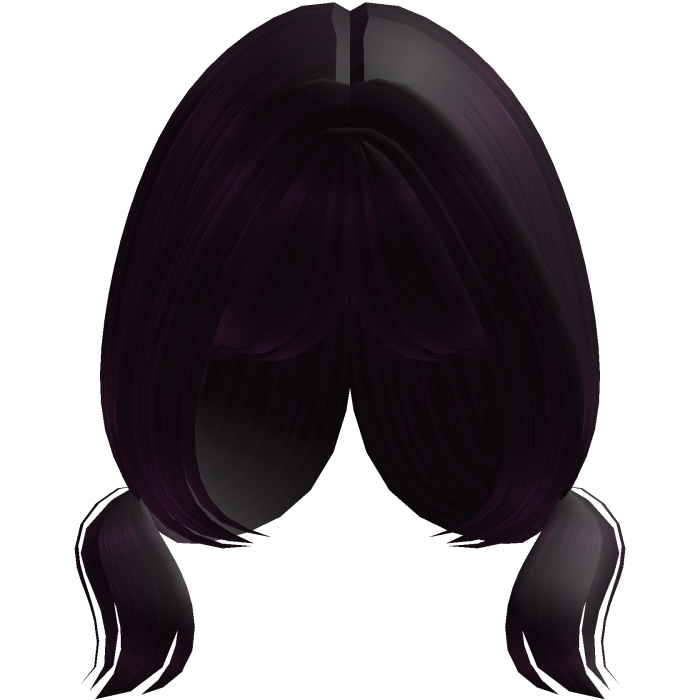 small size braids dark purple