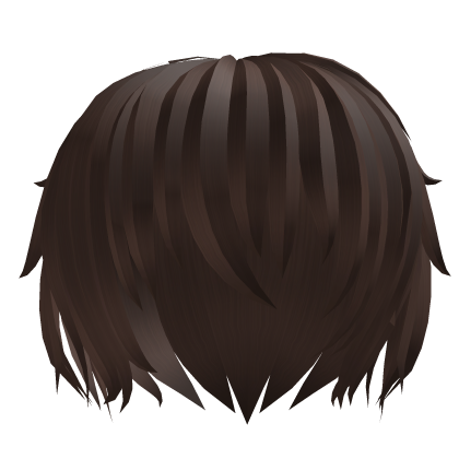 🤎 : brown anime gothic cute messy emo hair Roblox item