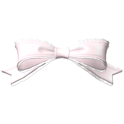 ♡ ┊ cute simple ruffled headbow in pink