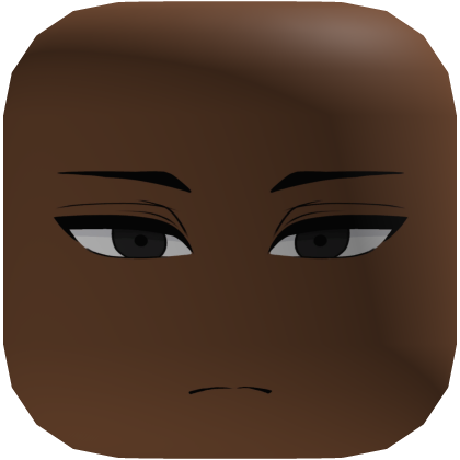 Nonchalant Sigma Face Brown Skin  Roblox item