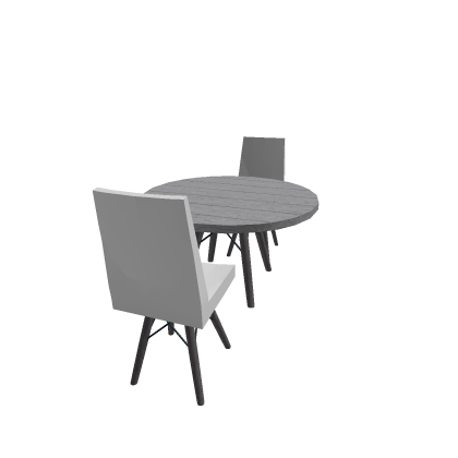 Modern Chairs and Table