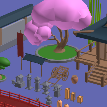 Low Poly Japan Pack