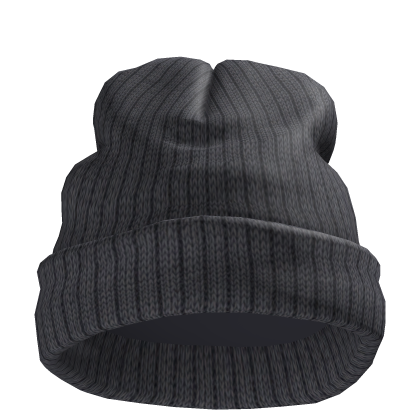 Large Worn Grey Beanie