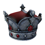 Silver Crimson Academic Crown
