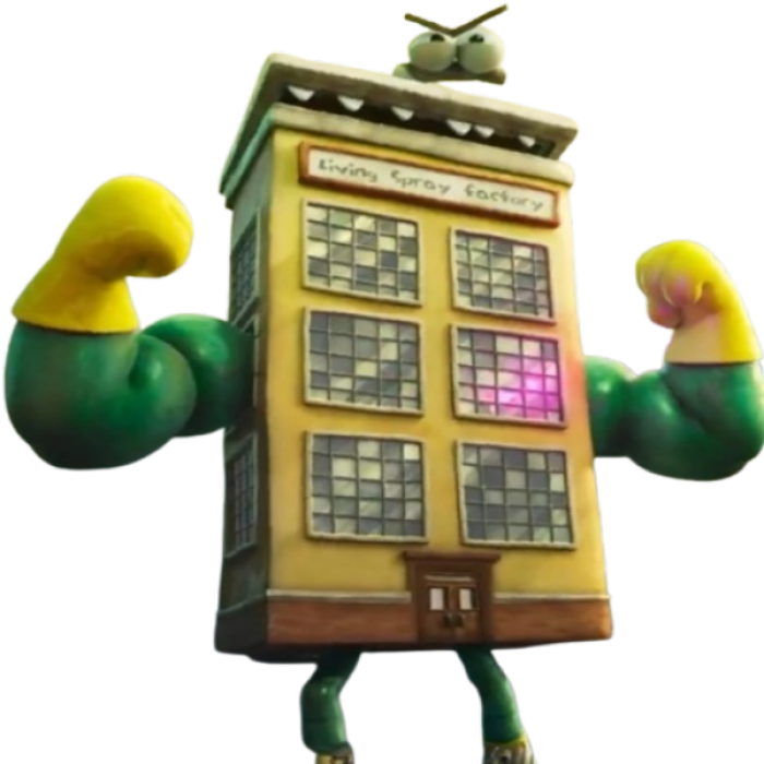 Living spray factory (beast y building) Roblox decal