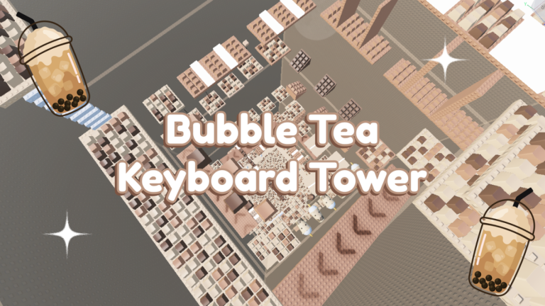 Bubble Tea Keyboard Tower 🍵 screenshot 1