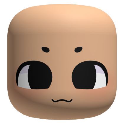 Smug Chibi Face - Light