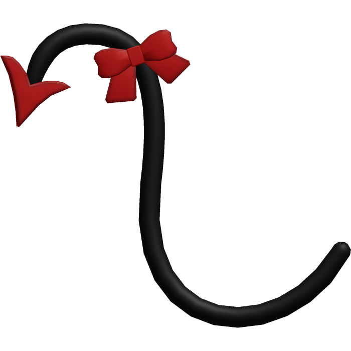 Spooky Halloween Devil Tail