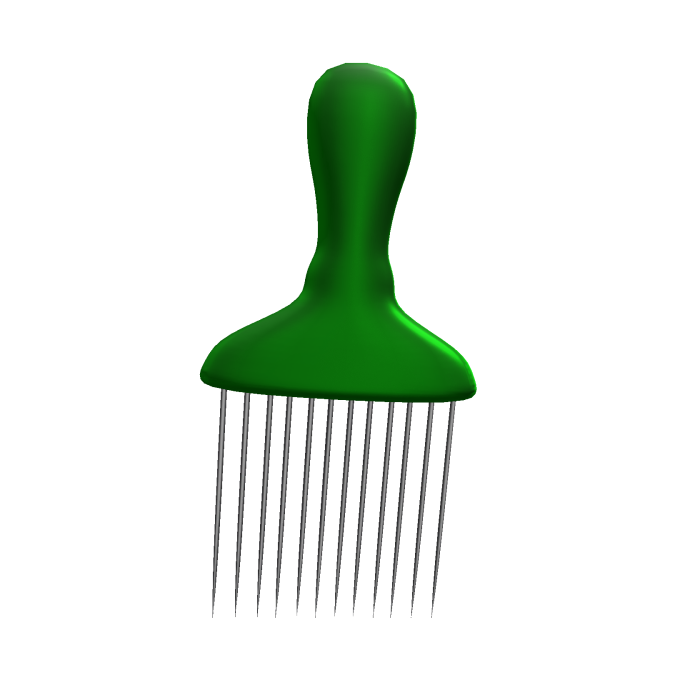 Green Hairpick