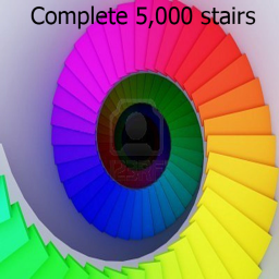 Complete 5000 Rainbow Stairs