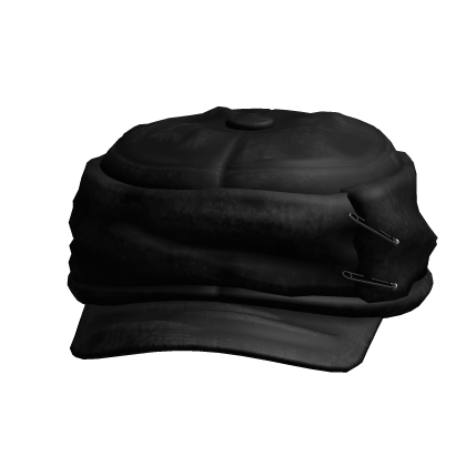 Black Vkei Distressed Grunge Cap Roblox item