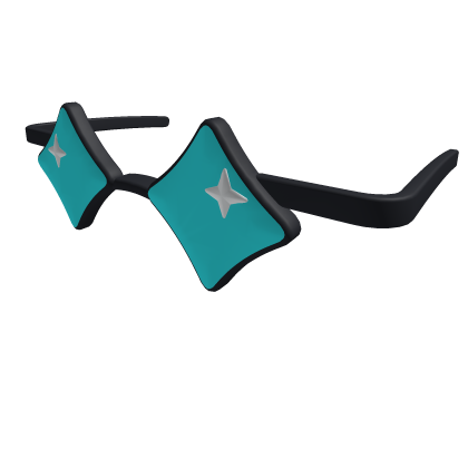Y2K Cyan Sparkle Shades [STARLINE]
