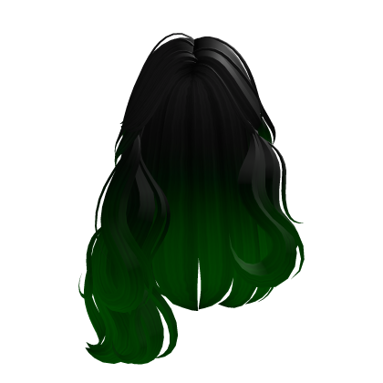 Soft Wavy Hair Green