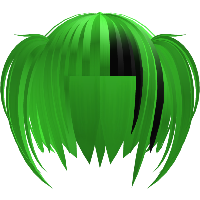 🕸️๋. ⭑ Mourning Gothic Pigtails || Green