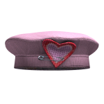 Pink Heart Beret