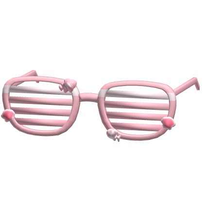 Pink Tropical Seashell Summer Cool Fish Glasses