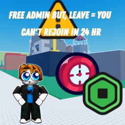 Free Admin but, leave = you can't rejoin in 24 hr