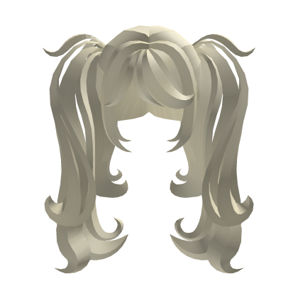 fluffy cute cozy kawaii yellow blonde pigtails Roblox item