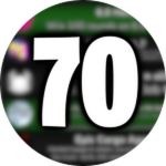 70 Badges Obtained