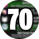 70 Badges Obtained