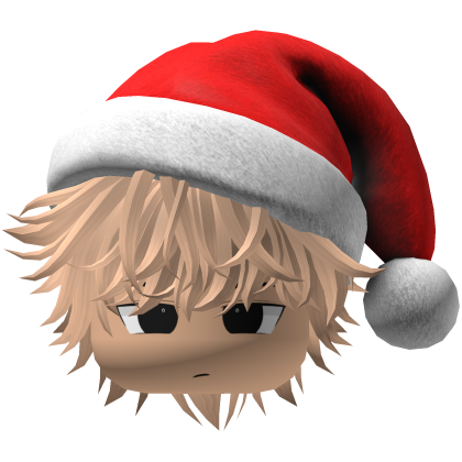 fluffy hair Christmas beret hat (blonde)