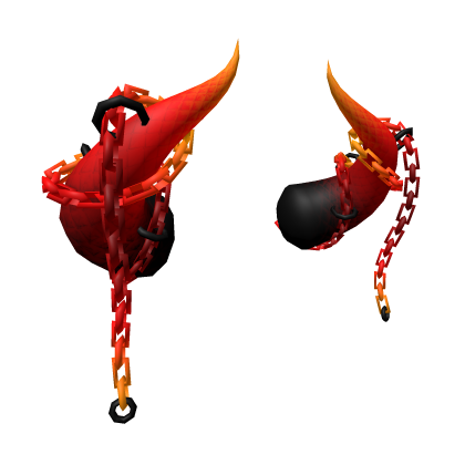 Chained Hellbound Horns Roblox item
