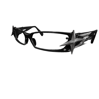 Black Glasses Silver Star 