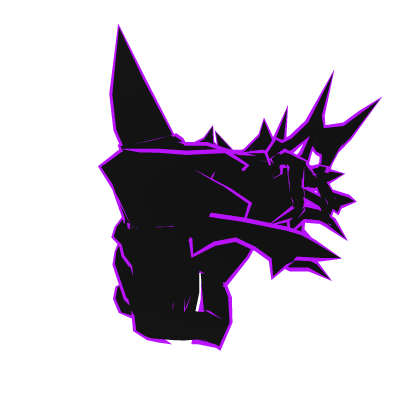 Purple Cartoony Shoulder Armor (Left) Roblox item