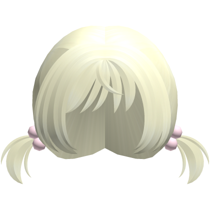 blonde kawaii doll moe mini pigtails Roblox item