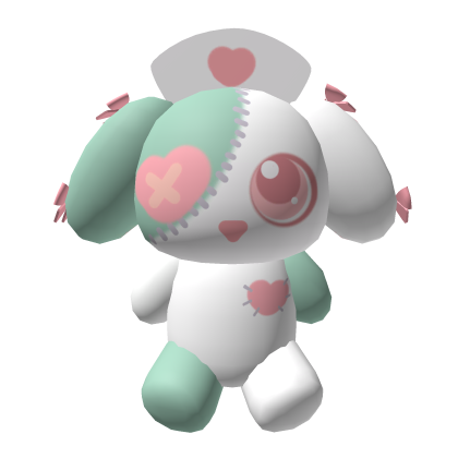 Cute Halloween Big Zombie Bunny Nurse Plush Roblox item