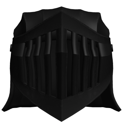 Black Medieval Knight Helmet