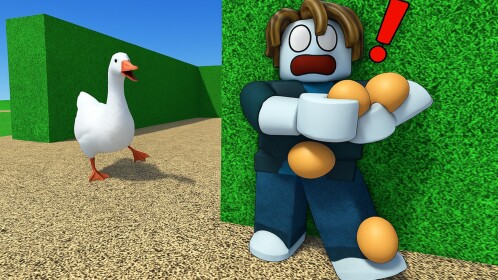 🪿Steal Eggs from Goose!🥚