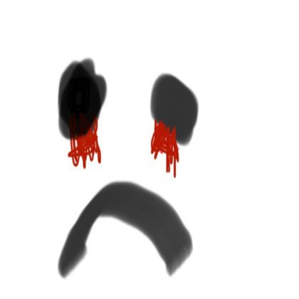 scary face Roblox decal