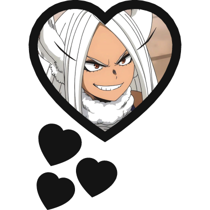 Mirko Thinking Hearts My Hero Academia