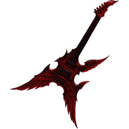 Big Red Angelic Fallen Angels Guitar