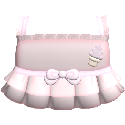 Pink Cutesy Ribbon Ice cream Dress Roblox item